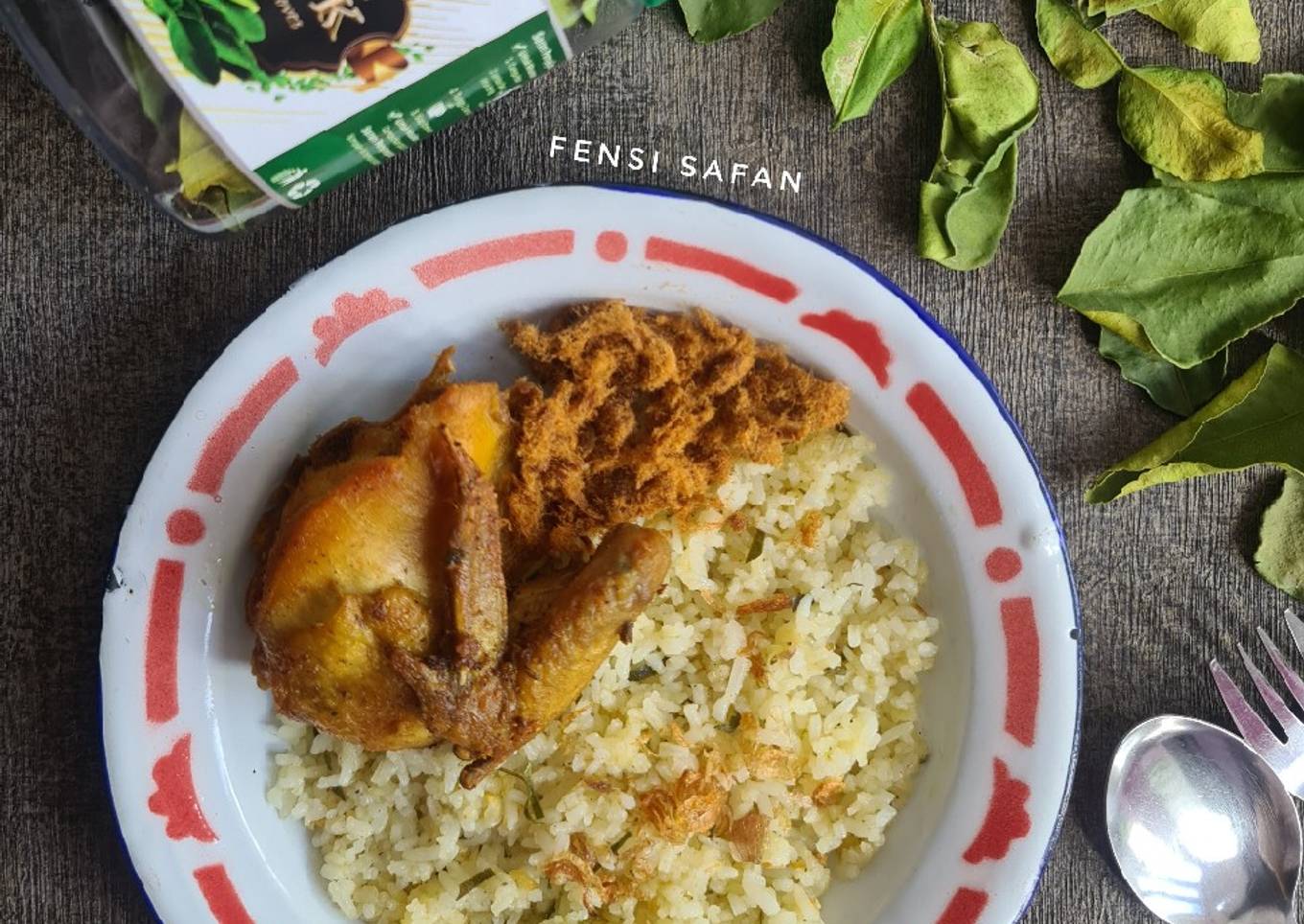 Nasi Daun Jeruk (metode goreng)