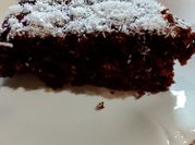 Una foto di torta al cocco