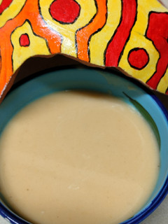 Una foto de Crema de coliflor al curry