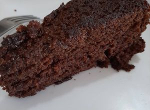Foto de Bolo Simples de Chocolate com Banana