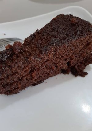 Foto de Bolo Simples de Chocolate com Banana