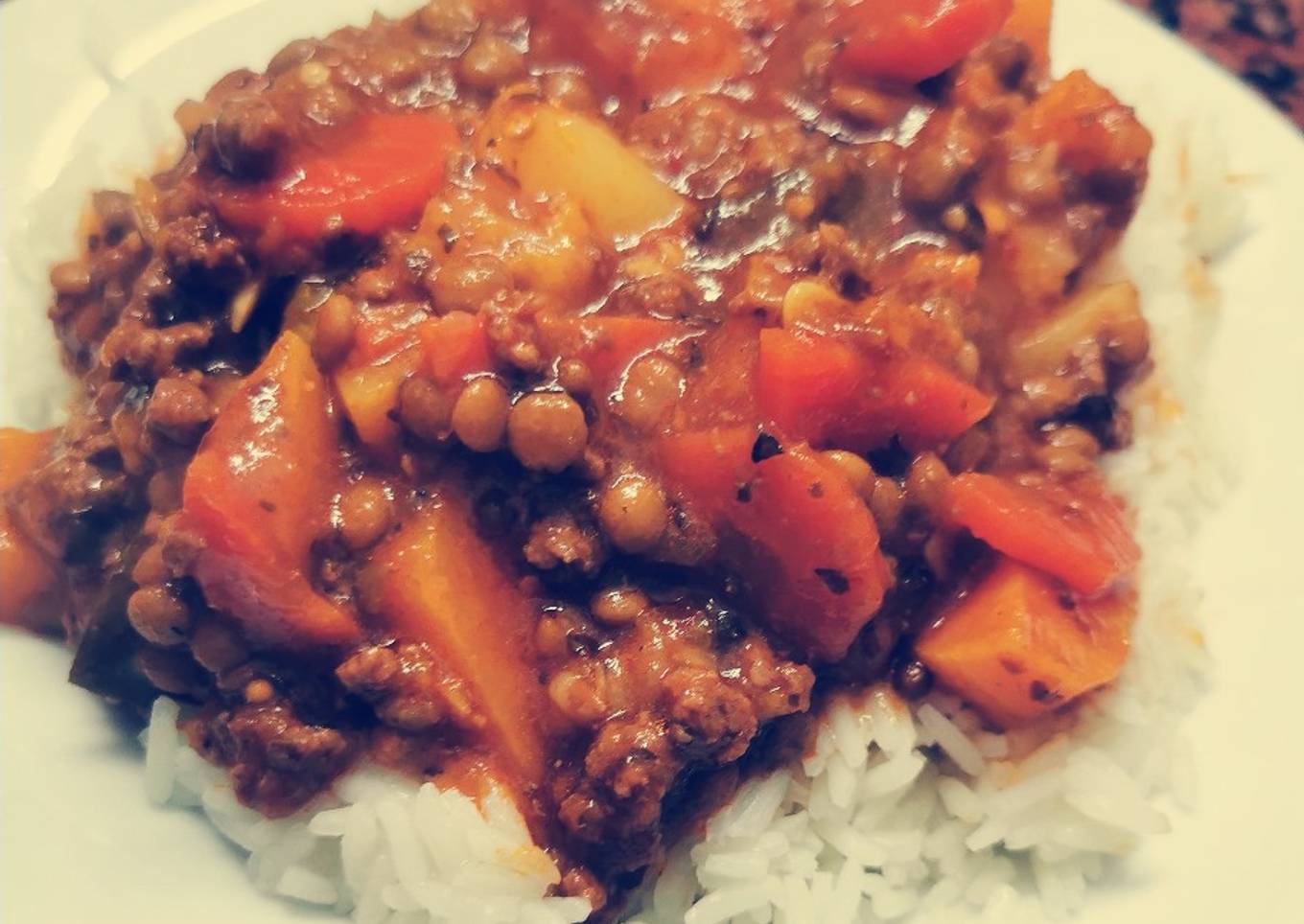 Guiso de verduras y carne