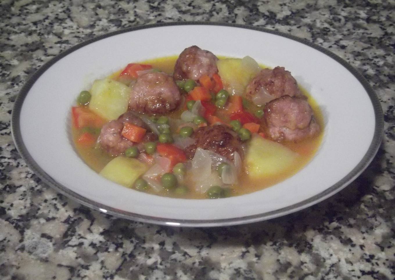 Albóndigas con verduras