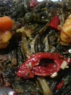 Una foto de Tortilla de acelga Halloween