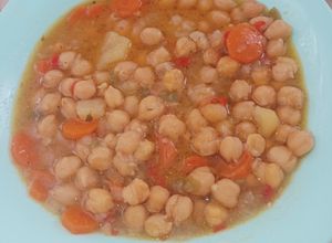 Una foto de Garbanzos guisados