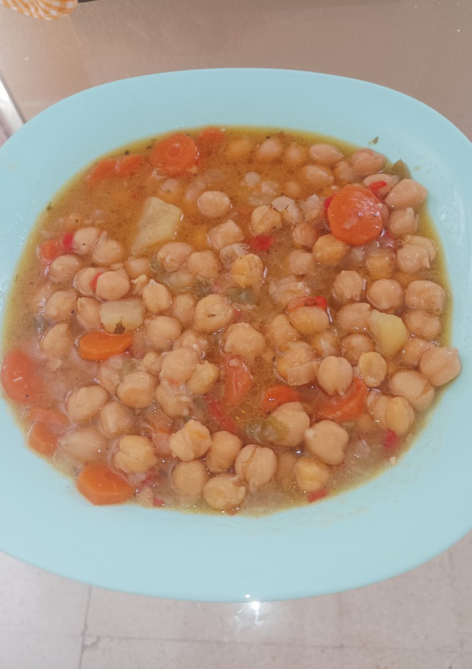 Una foto de Garbanzos guisados