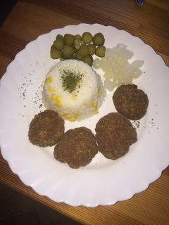 Csibefasírt kukoricás rizzsel recept fotója