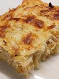 Pastel de arroz y pollo