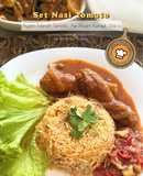 Set Nasi Tomato (with Ayam Masak Merah Tomato, Air Asam Kerisek & Dalca)