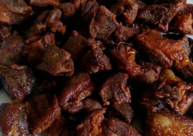 Recipe of Super Quick Homemade Fried meat