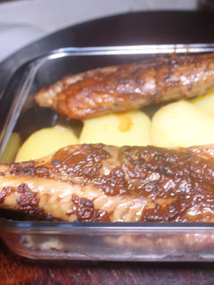 Una foto de Rape con patatas al vapor