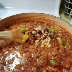 A picture of Britney's Bean Soup.