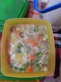 Sop Rajungan dan sayur ala anak kos