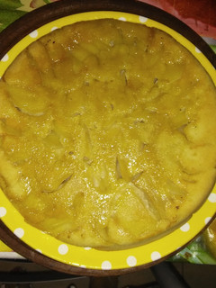 Una foto de Tarta de Manzana invertida