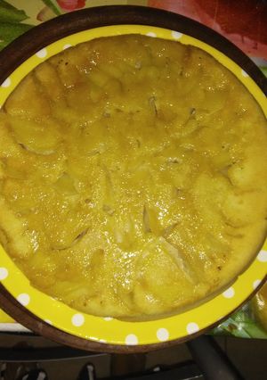 Una foto de Tarta de Manzana invertida