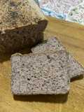 Pan de molde sin gluten con semillas de amapola
