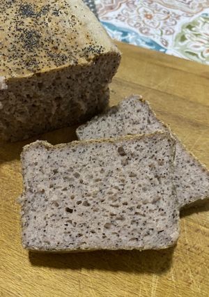 Foto principal de Pan de molde sin gluten con semillas de amapola