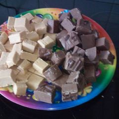 A picture of Orange matchmaker fudge.