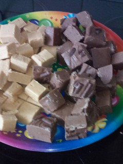 A picture of Orange matchmaker fudge.