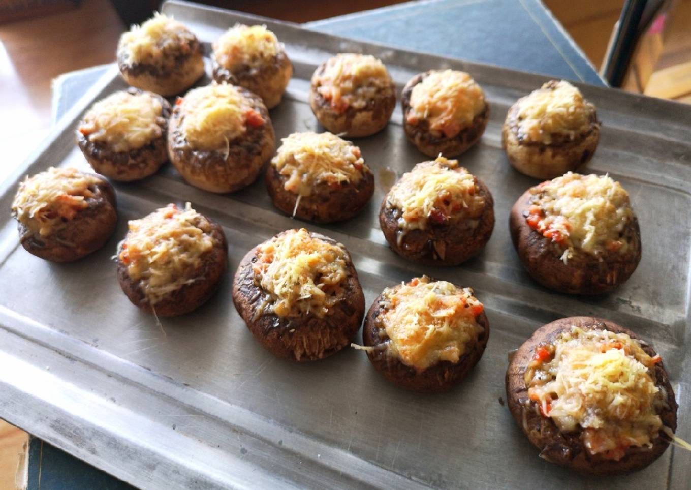 Champiñones rellenos