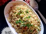 स्वादिष्ट ठेंचा राइस
