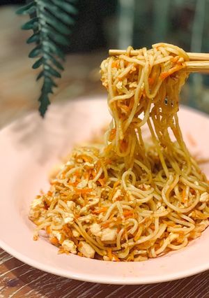 Foto resep Mie Tumis Pedas (SUPER GAMPANG)