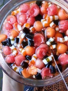 Foto resep Es buah jelly