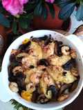 Gnocchi alla romana con funghi e gamberetti