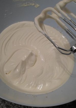 Una foto de Crema chantilly