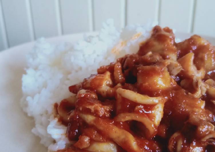 Bagaimana Sotong Masak Merah Malaysian Food