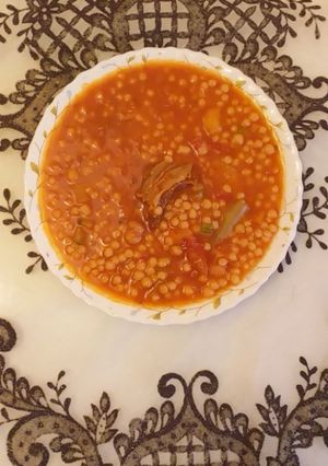 صورة لوصفة بركوكس بالقديد امممم