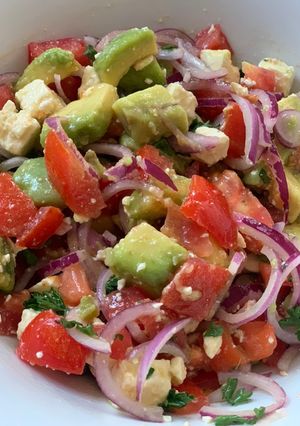 A picture of Avo salad.