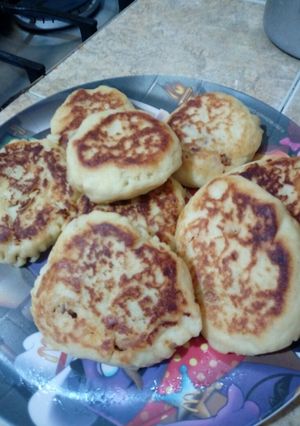 Una foto de Tortitas de papa rellenas de picadillo