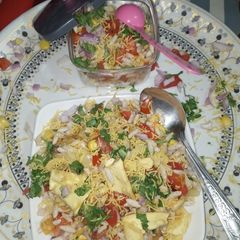 A picture of Sweet corn bhel Chaat.