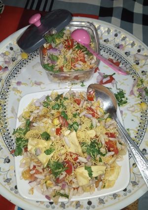 A picture of Sweet corn bhel Chaat.