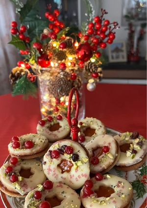 Karácsonyi mandulás linzer recept fotója