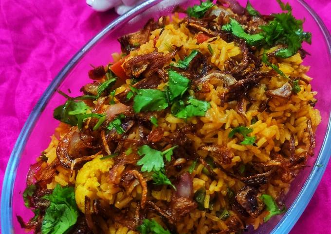 Delicious Veg biryani