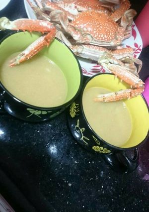 صورة لوصفة كابوريا وشوربه كابوريا بالكريمه 🦀❤