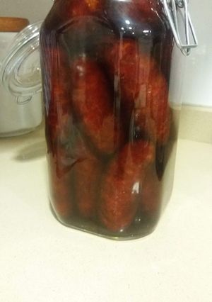 Una foto de Chorizo en orza