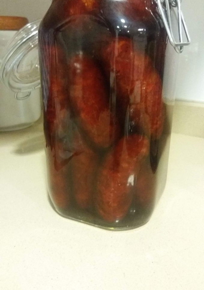 Una foto de Chorizo en orza