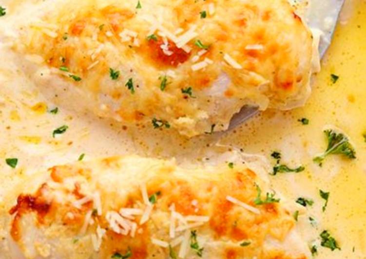 Steps to Make Super Quick Homemade Baked Parmesan Chicken Recipe