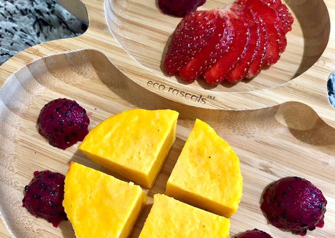 Rahasia Membuat Mpasi Breakfast - Cheese Kabocha Cake Anti Gagal
