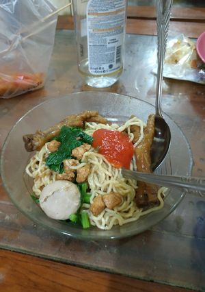 Foto resep Mie ayam bakso ala bunda aka
