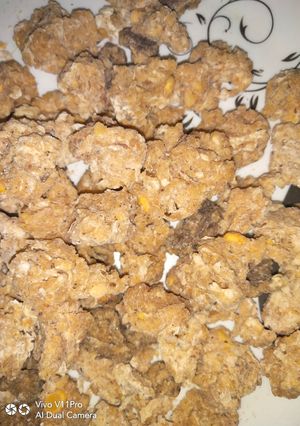 A picture of Chana dal badi.