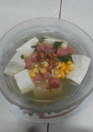 Foto resep Sup Tahu Sosis Jagung Gak Pake Ribet 😂😃
