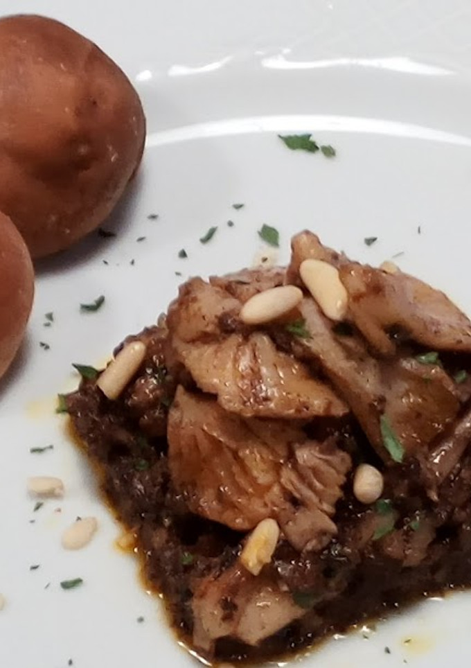 Una foto de Setas con morcilla al estilo Merche