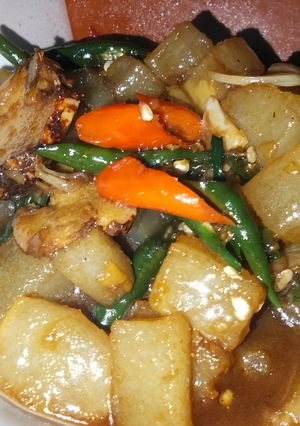 Foto resep 132. tumis kikil pedas