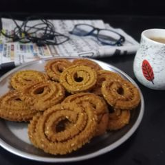Wheat flour chakri A picture of Wheat flour chakri.