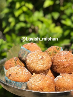 عکسی از دستور کاپ کیک هویج و گردو