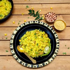 A picture of Corn Poha.